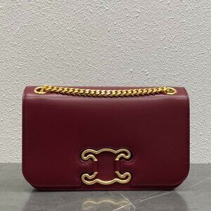 Celine red crossbody bag